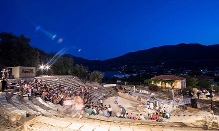 Article Μικρό θέατρο Επιδαύρου βράδυ, Little Theater of Epidaurus evening