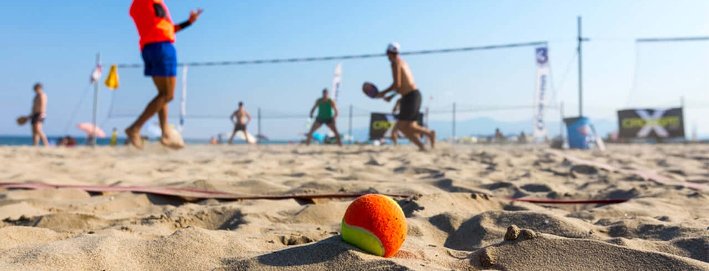 Αγώνες ξυλορακέτας, beach tennis games