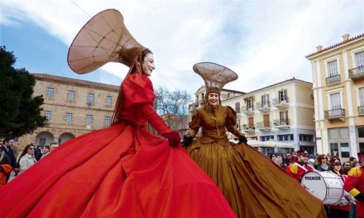 Celebrating Carnival in Nafplio, carnival manifestations, carnival customs