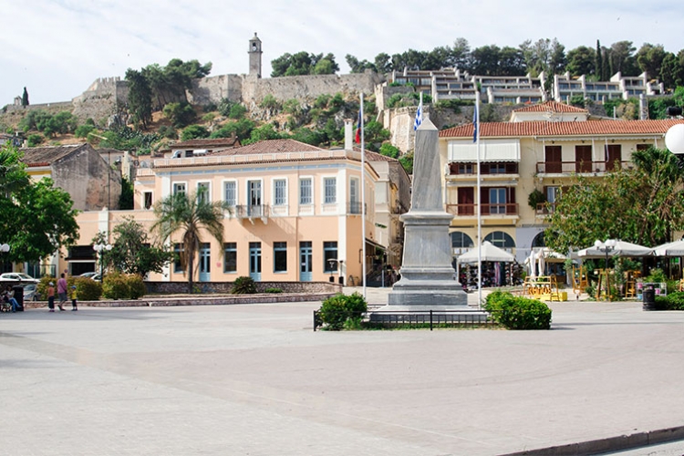 Philhellenon square Nafplio, Πλατεία Φιλελλήνων Ναύπλιο