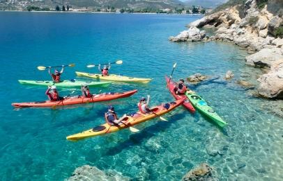 Listing Sea Kayak στην Αρχαία βυθισμένη πόλη, Sunken City Sea Kayak Tour
